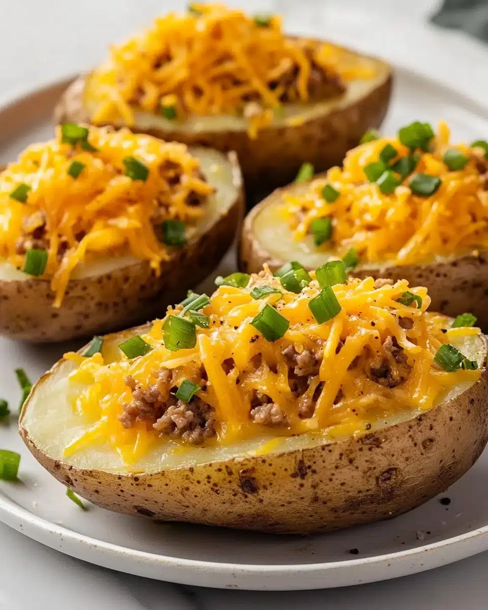 Savory Blackstone Loaded Potatoes