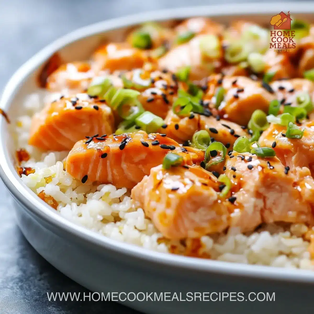 Spicy Salmon Sushi Bake Recipe