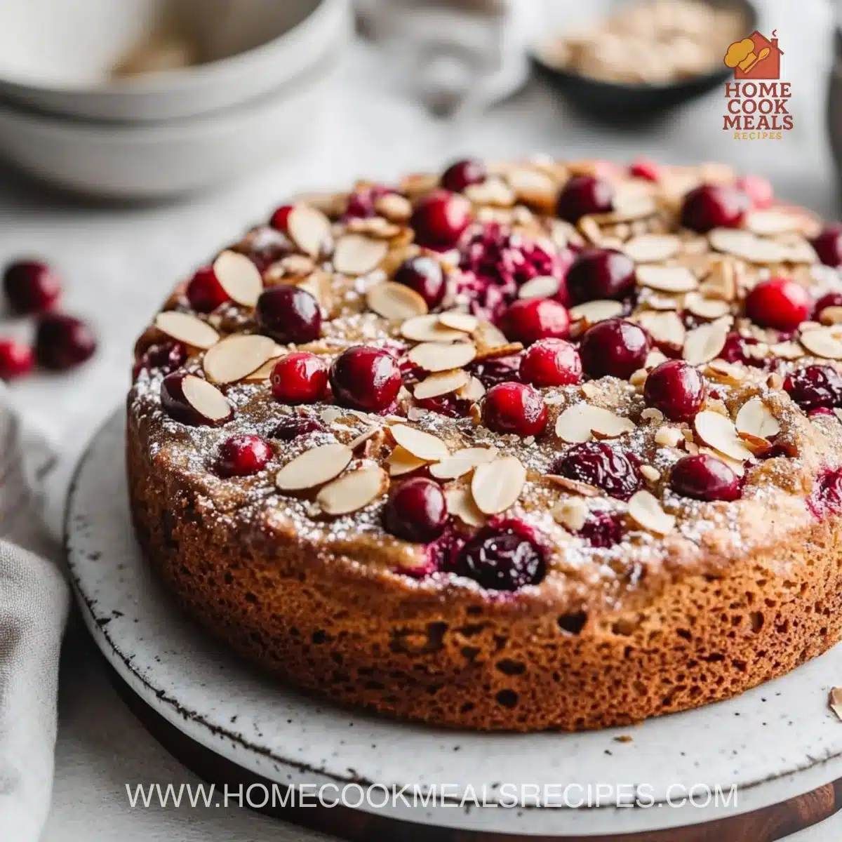Almond Cranberry Cake 6 Almond Cranberry Cake