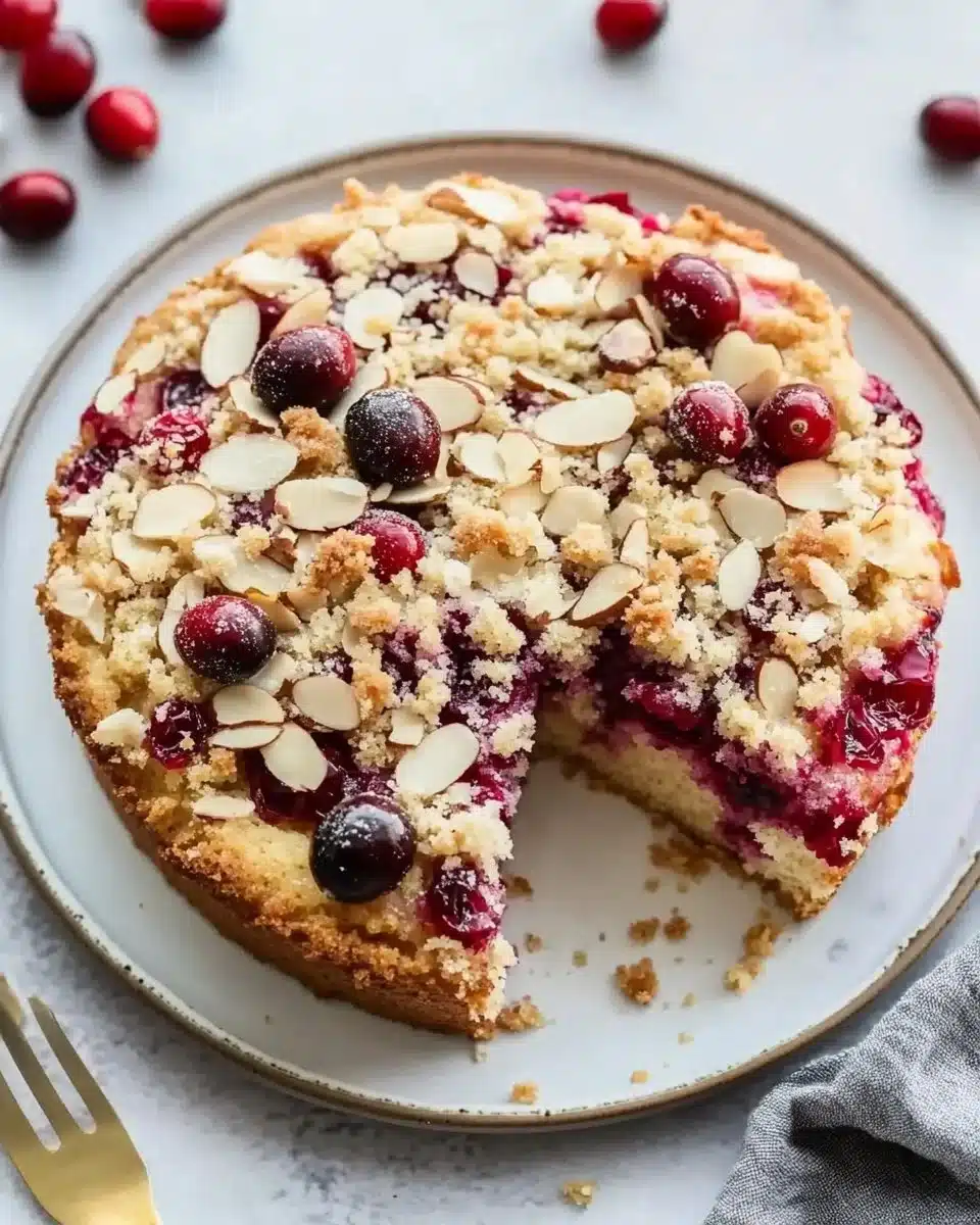 Almond Cranberry Cake 7 Almond Cranberry Cake