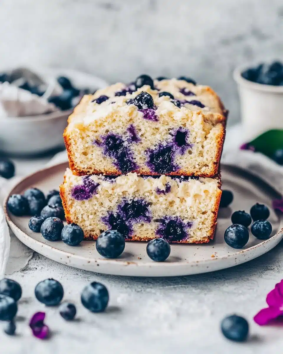 Blueberry Cream Cheese Bread