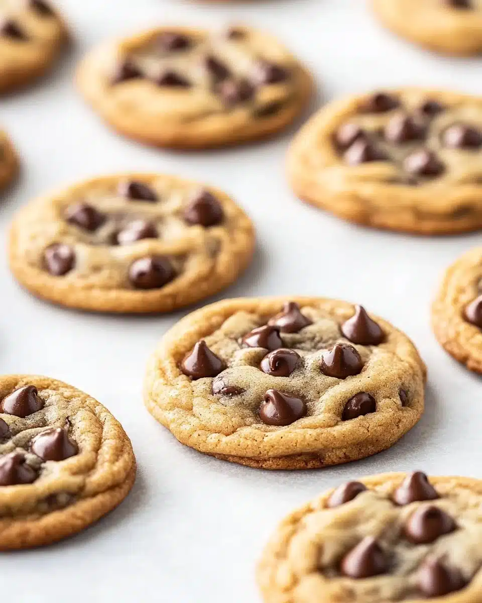 Delicious homemade chocolate chip cookies fresh from the oven