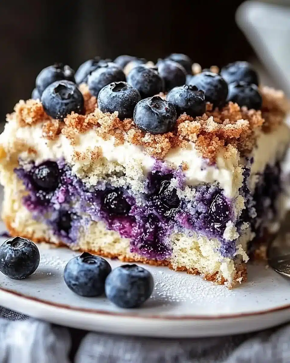 Blueberry Cream Cheese Coffee Cake Recipe