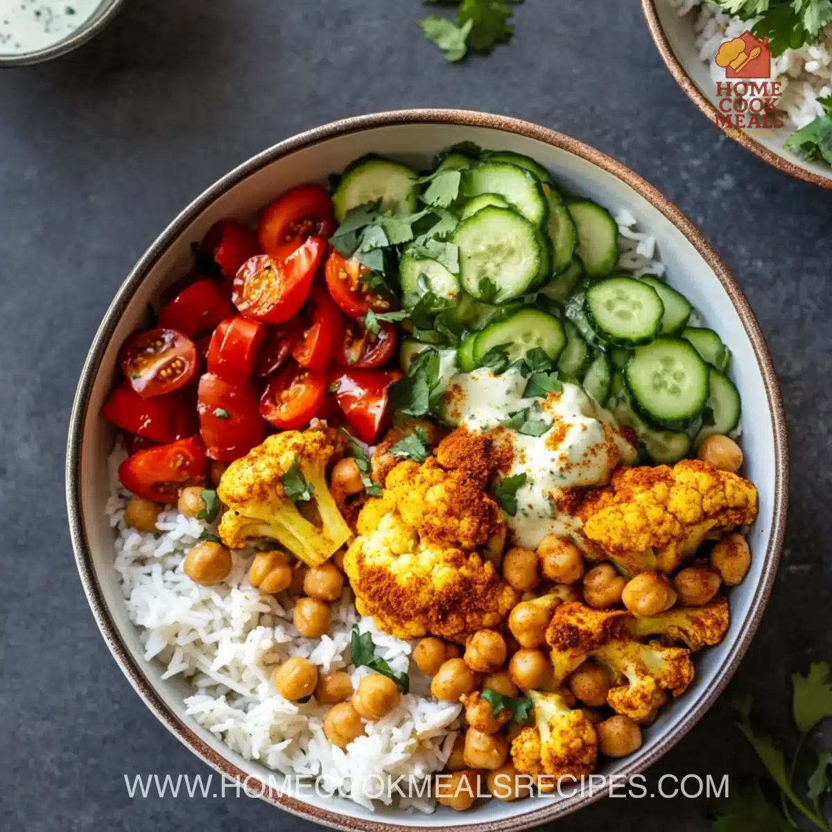 Cauliflower Shawarma Bowls