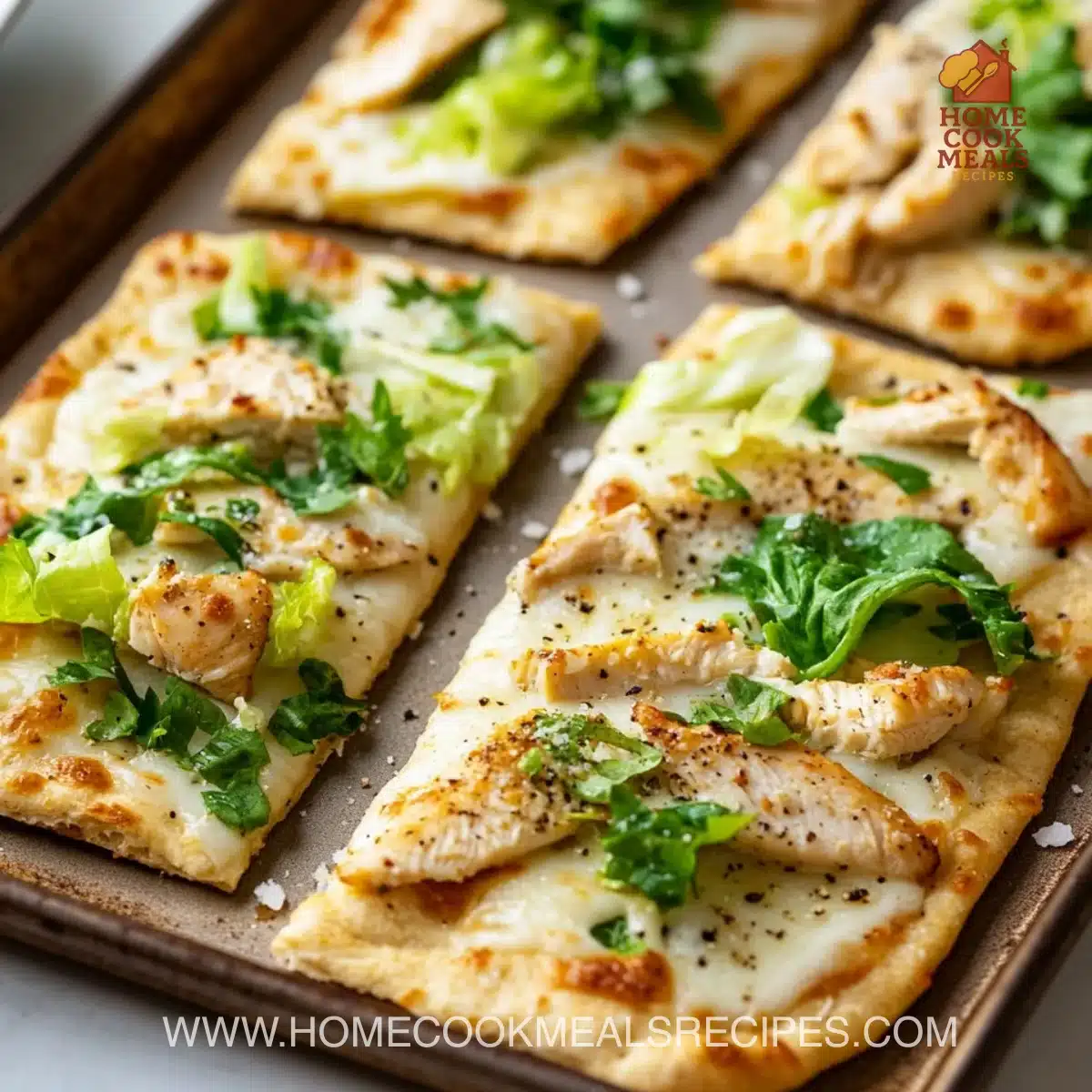 Chicken Caesar Flatbread 6 Chicken Caesar Flatbread