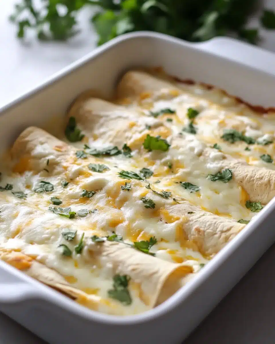 Creamy White Chicken Enchiladas 12 Creamy White Chicken Enchiladas
