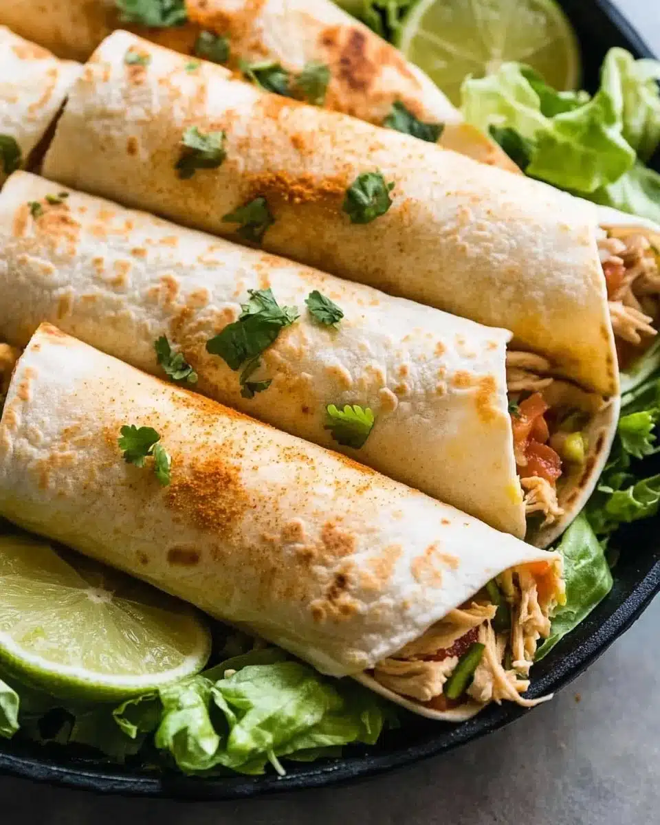 Easy Gluten-Free Chicken Taquitos Recipe