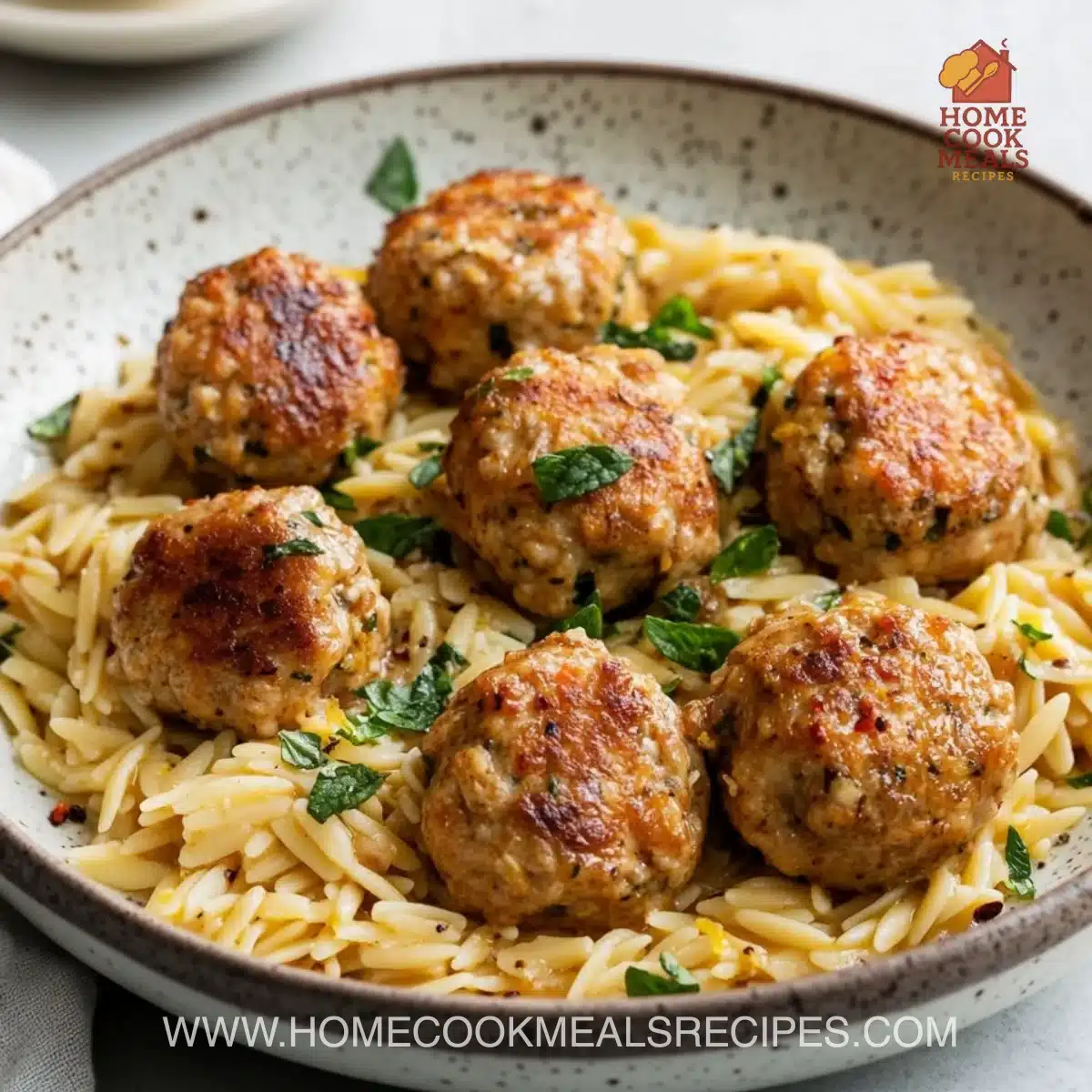 Greek Chicken Meatballs with Lemon Orzo: A Culinary Journey to the Heart of Greece 6 Greek Chicken Meatballs with Lemon Orzo: A Culinary Journey to the Heart of Greece