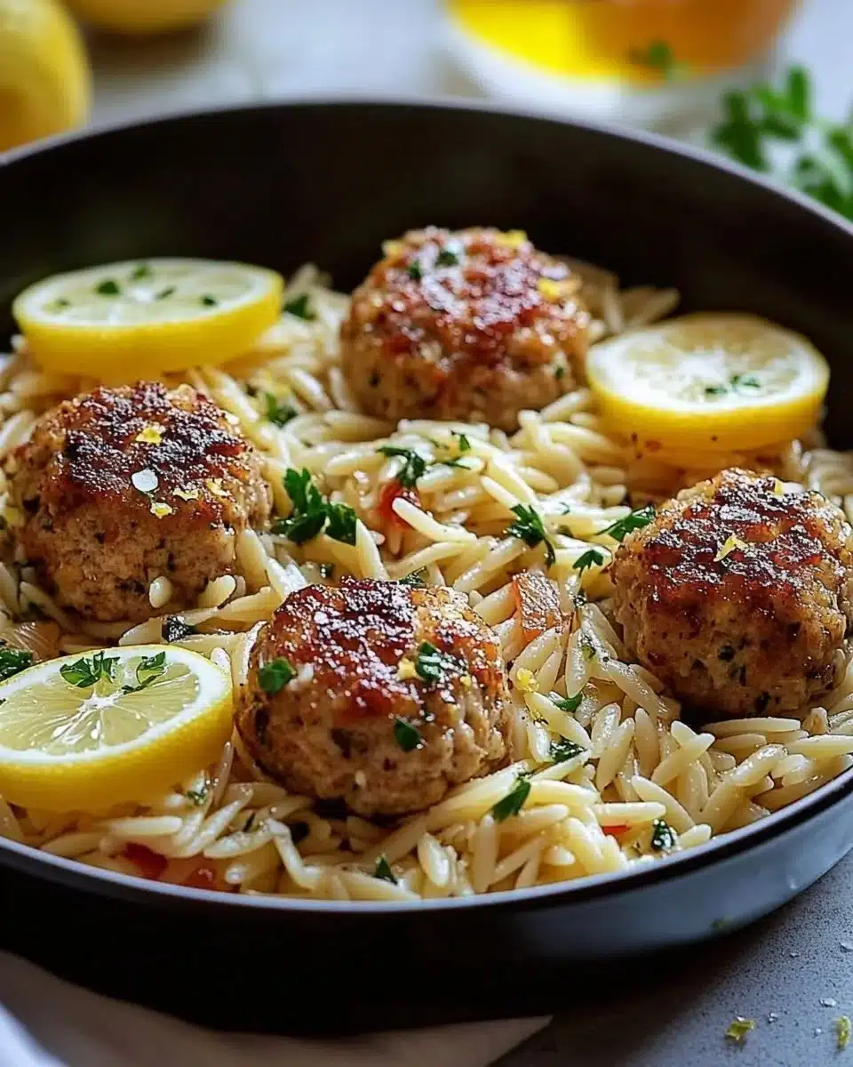 Greek Chicken Meatballs with Lemon Orzo: A Culinary Journey to the Heart of Greece 7 Greek Chicken Meatballs with Lemon Orzo: A Culinary Journey to the Heart of Greece