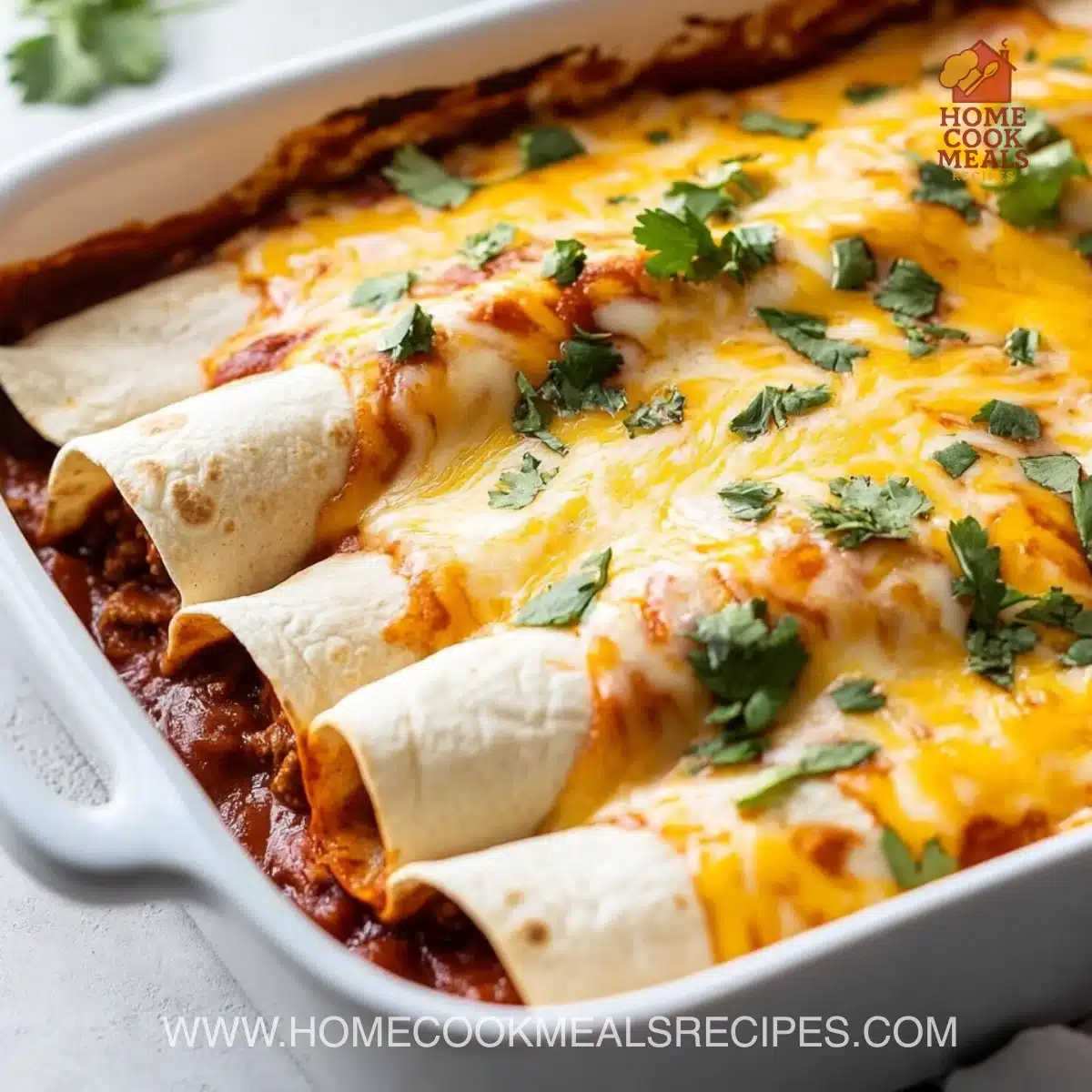 Ground Beef Enchiladas 7 Ground Beef Enchiladas