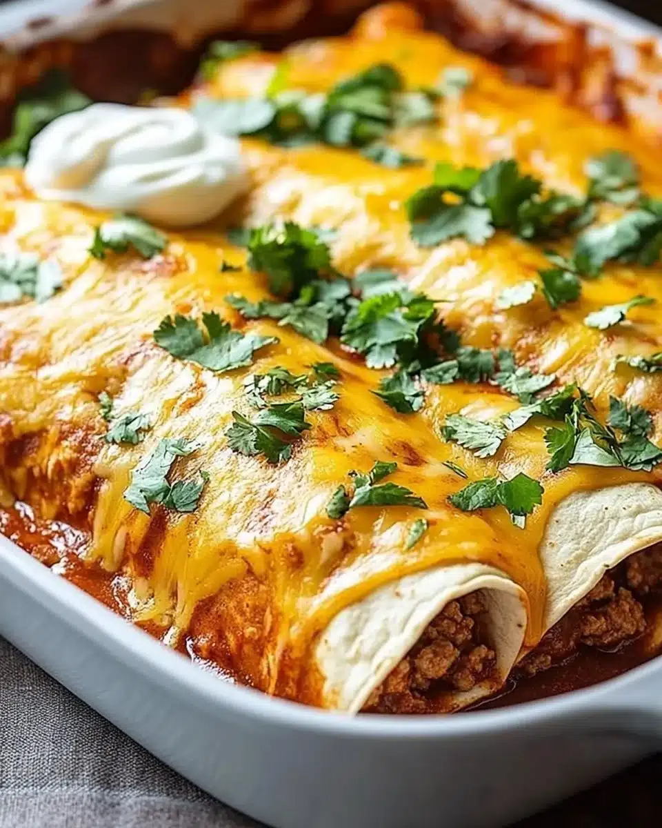 Ground Beef Enchiladas 8 Ground Beef Enchiladas