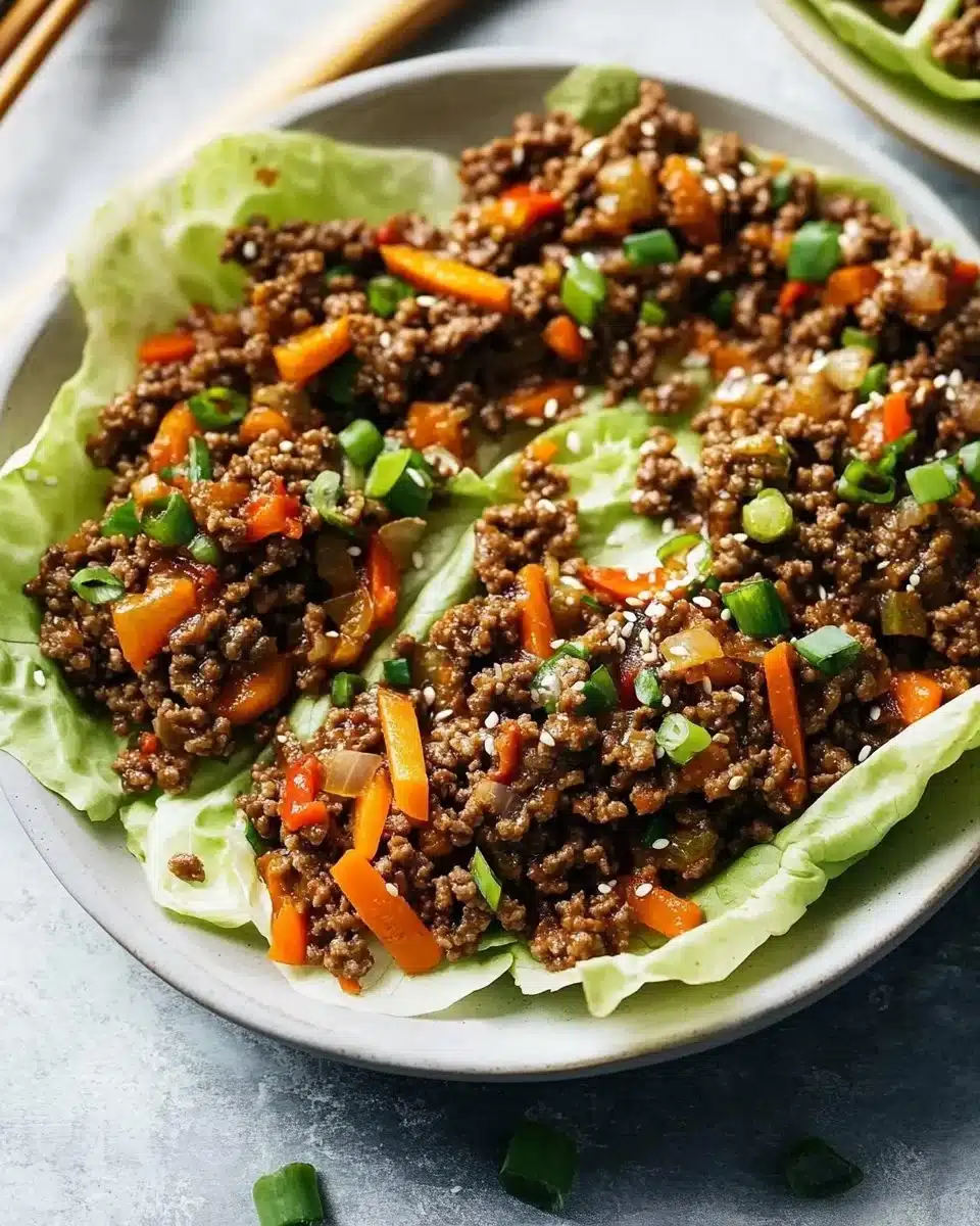 Ground Beef Lettuce Wraps 9 Ground Beef Lettuce Wraps