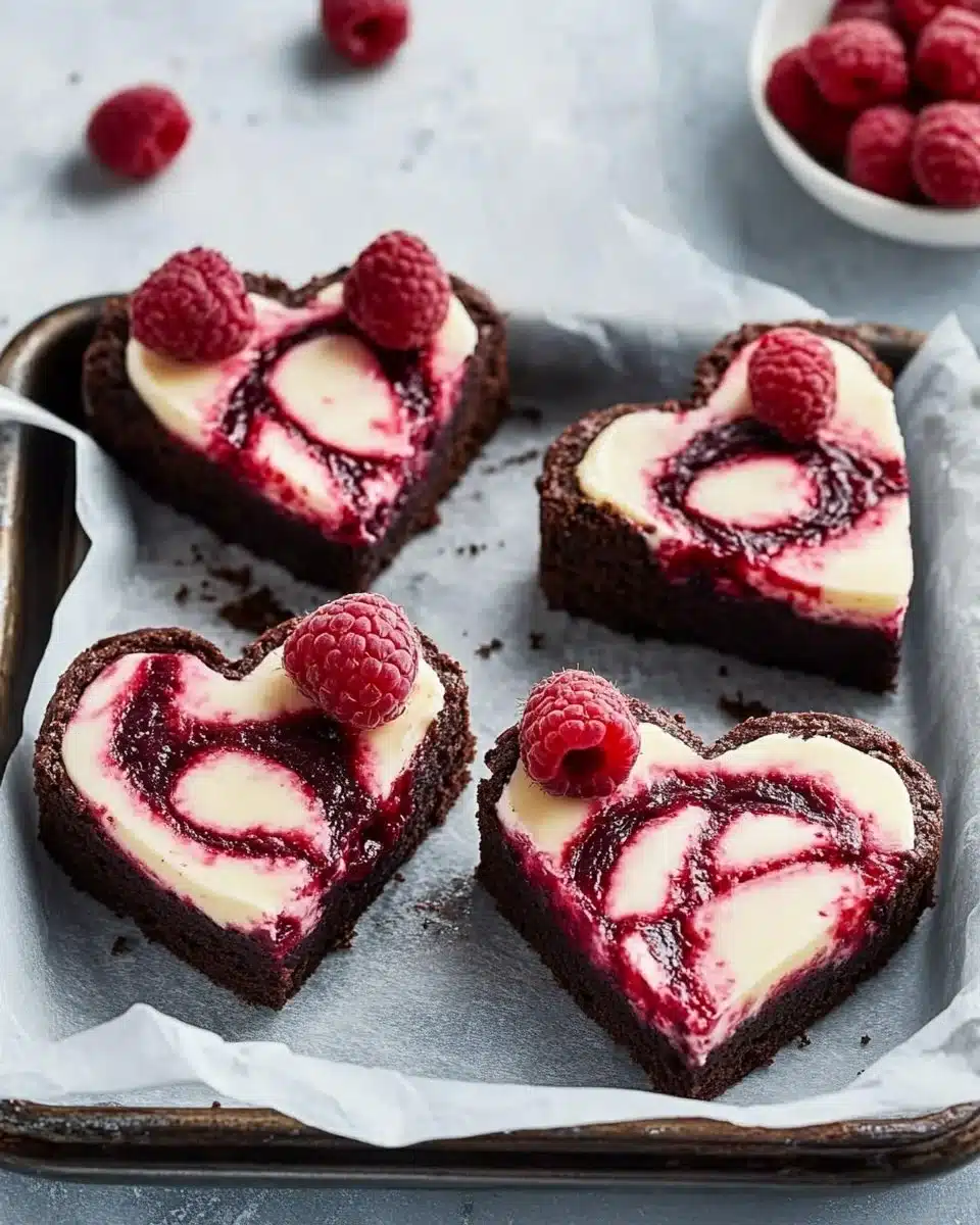 Heart Shaped Brownies