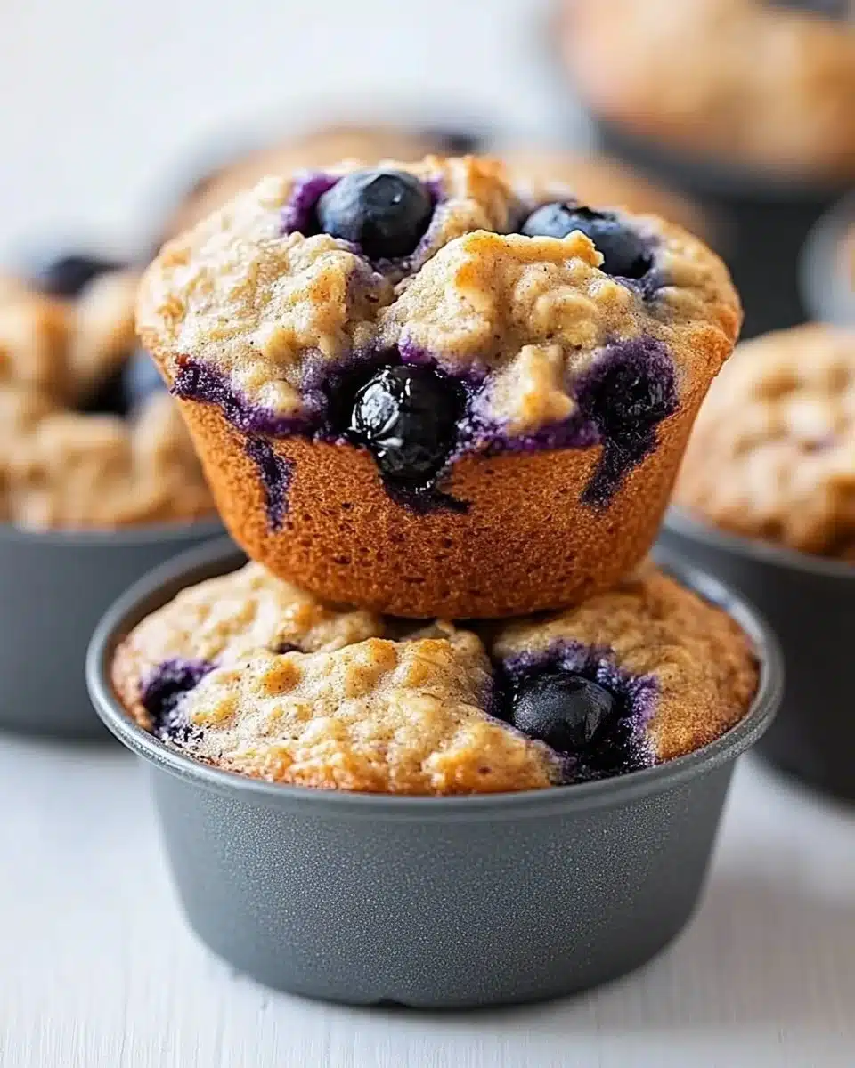 Hearty Blueberry Protein Muffins 8 Hearty Blueberry Protein Muffins