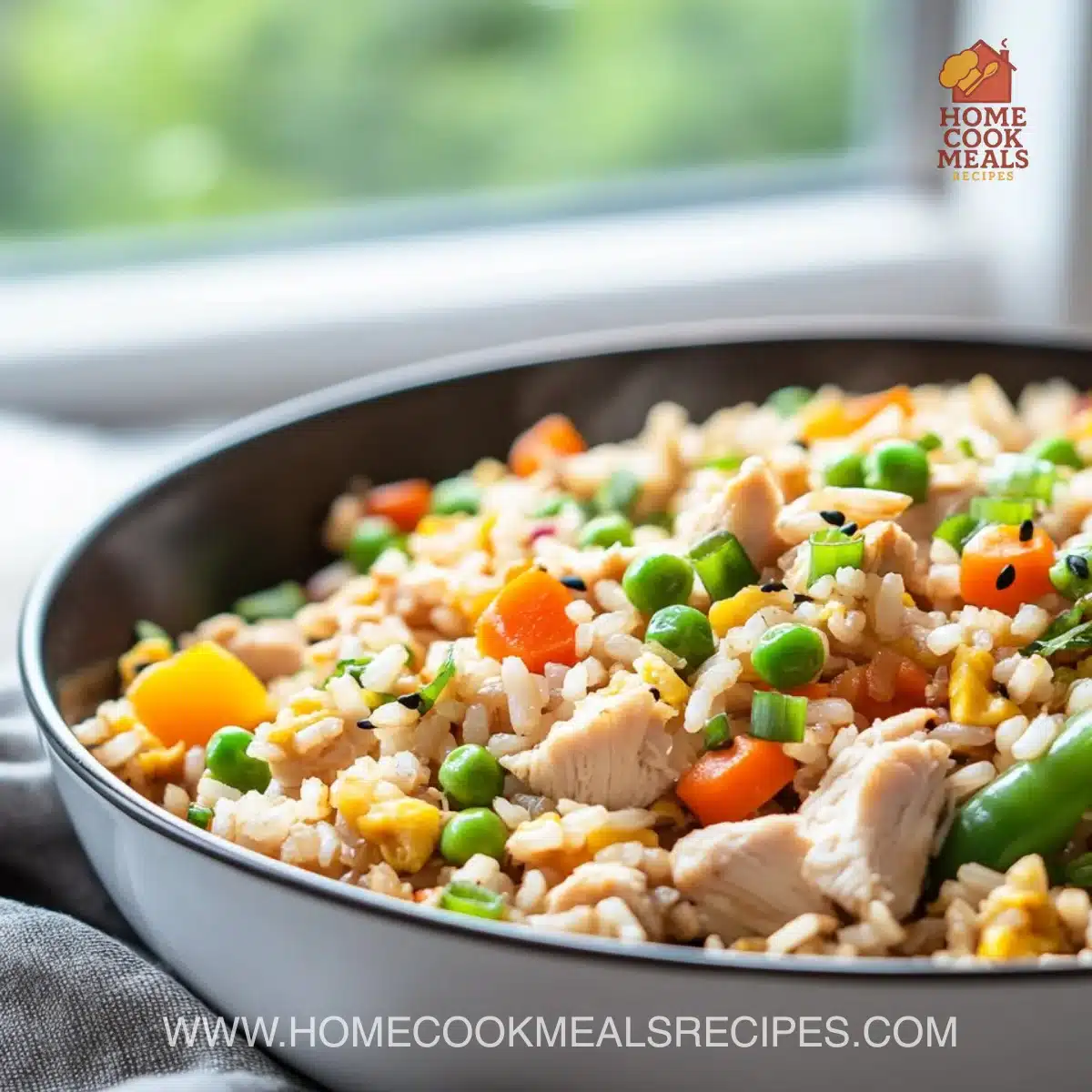 High Protein Chicken Fried Rice