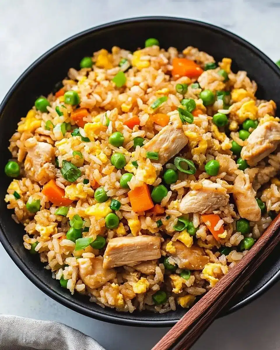 High Protein Chicken Fried Rice