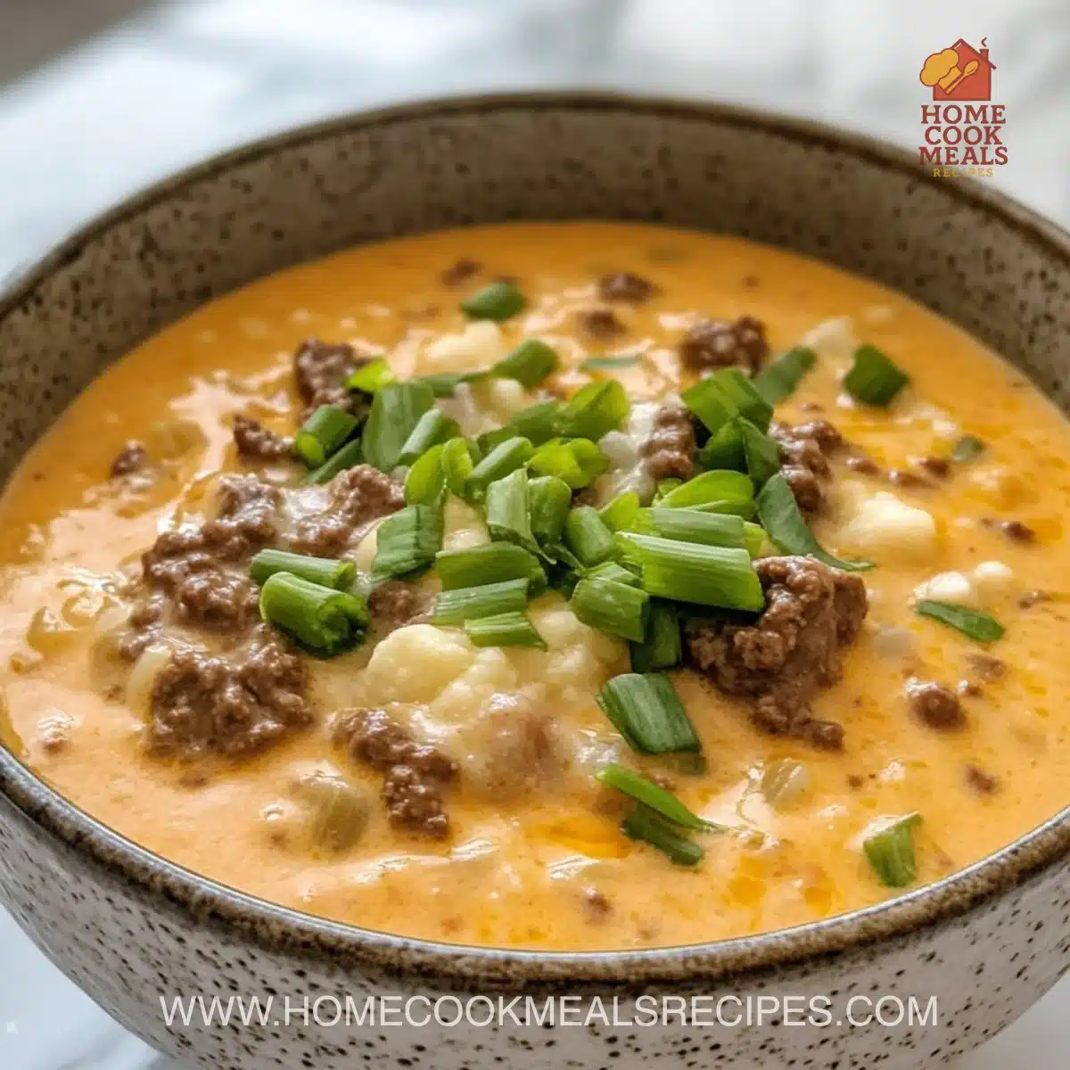 Keto Cheeseburger Soup