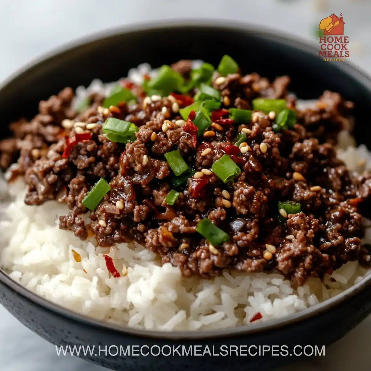 Korean Ground Beef Bowl