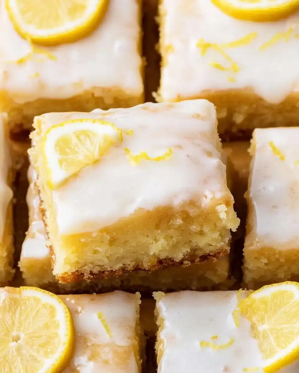 Lemon Brownies (Lemonies) 8 Lemon Brownies (Lemonies)