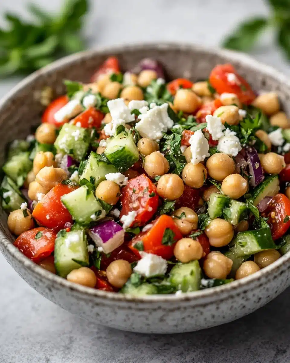 Mediterranean Chickpea Salad 11 Mediterranean Chickpea Salad