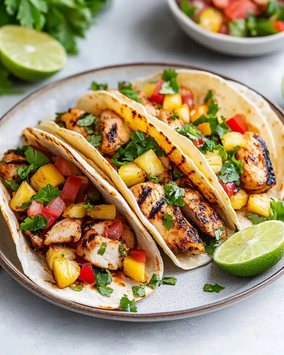 Pineapple Chicken Tacos 11 Pineapple Chicken Tacos