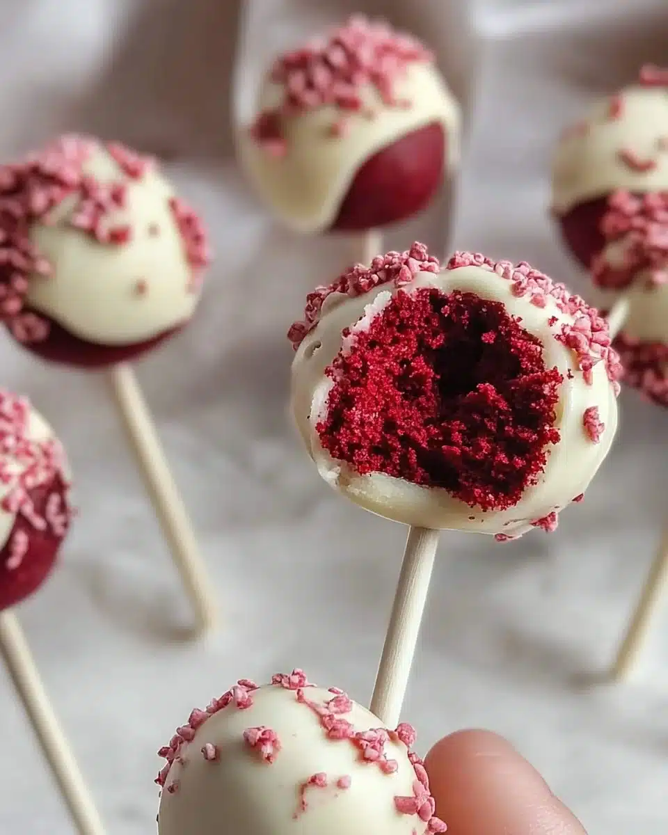 Red Velvet Cake Pops 7 Red Velvet Cake Pops