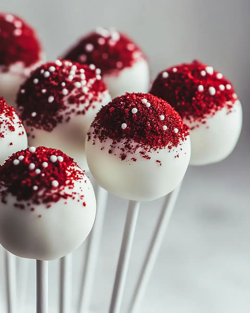 Red Velvet Cake Pops 9 Red Velvet Cake Pops