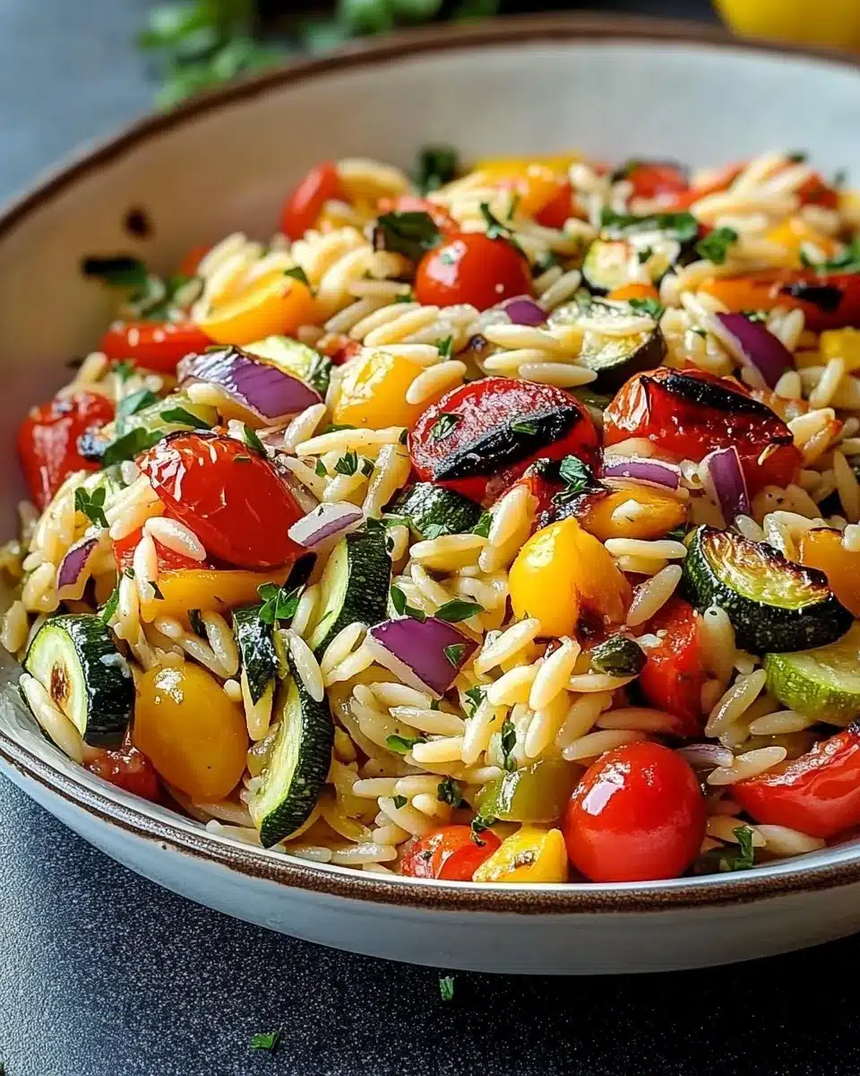 Roasted Vegetable Orzo: A Delicious and Nutritious Recipe for Your Next Meal