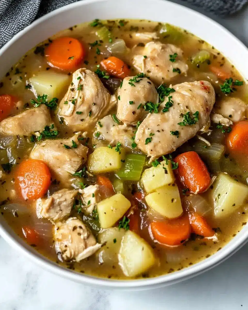 Slow Cooker Chicken Stew Recipe