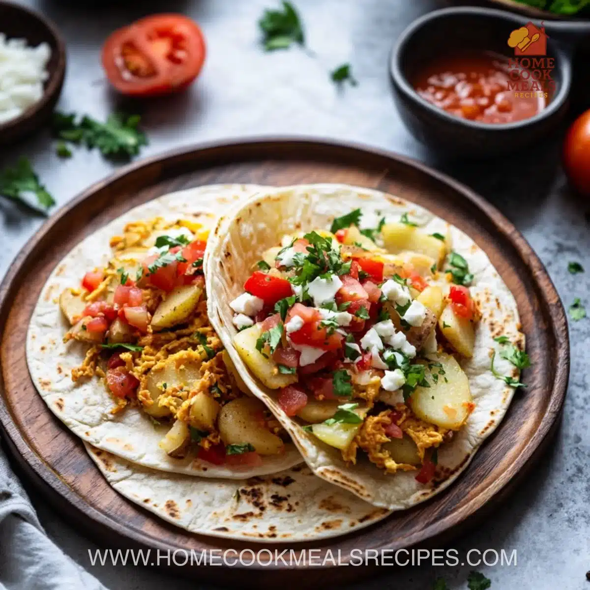 Spicy Potato Soft Taco Recipe