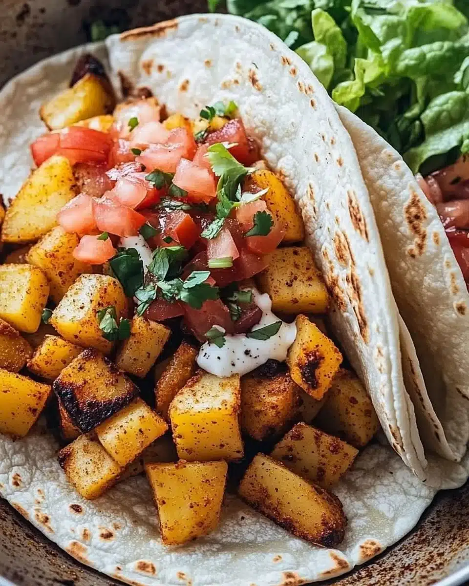 Spicy Potato Soft Taco Recipe