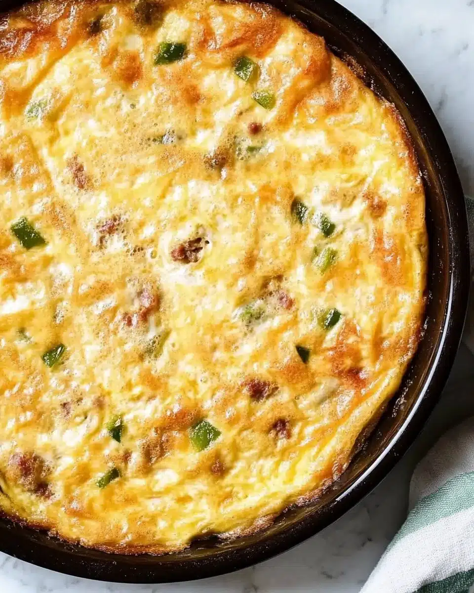The Best Baked Sausage Frittata