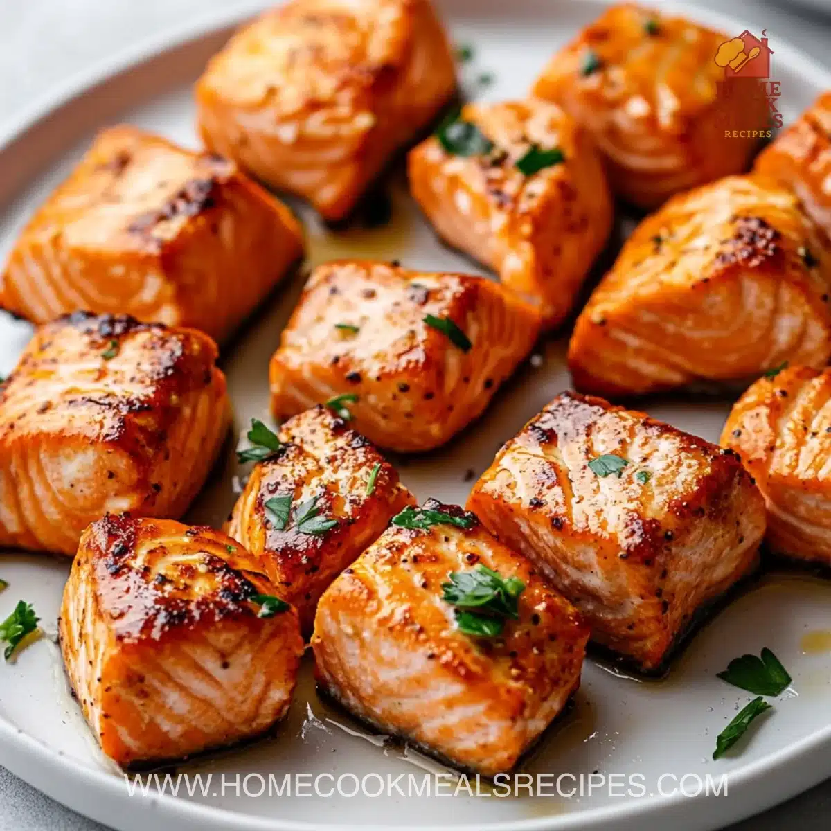 Air Fryer Salmon Bites 6 Air Fryer Salmon Bites