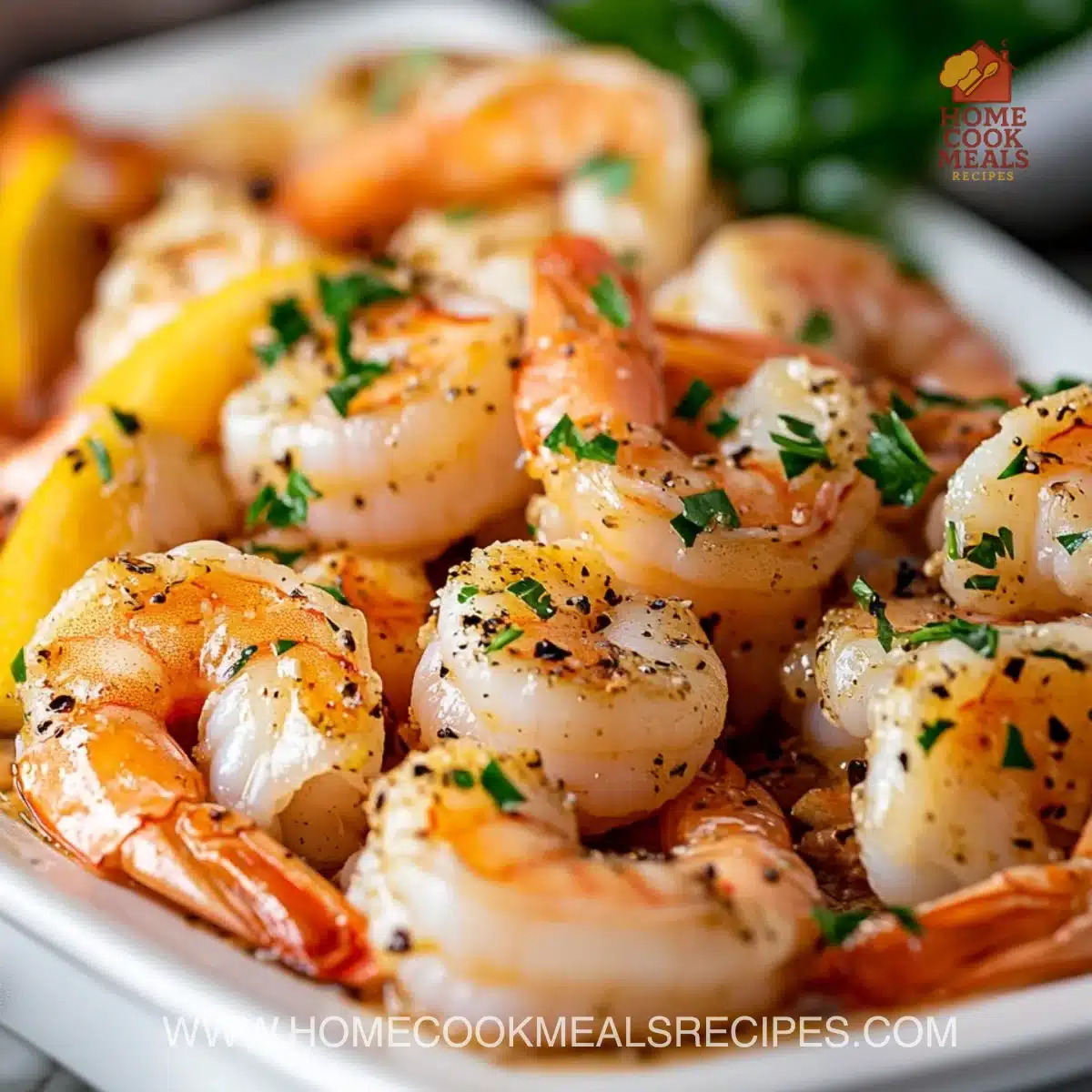 Baked Garlic Shrimp