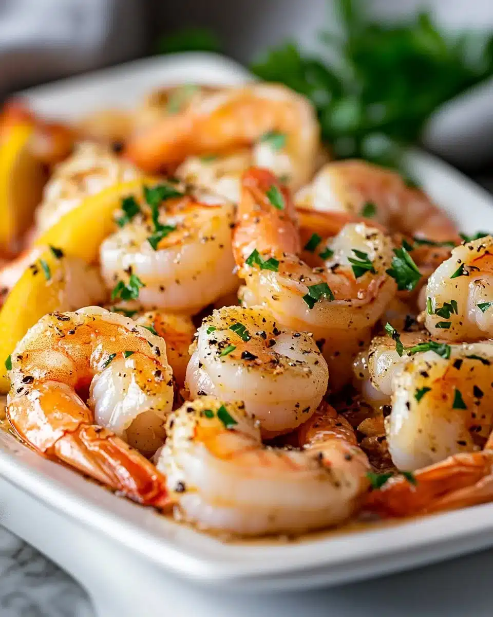 Baked Garlic Shrimp