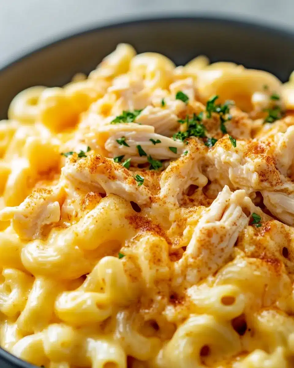 BBQ Chicken Mac and Cheese