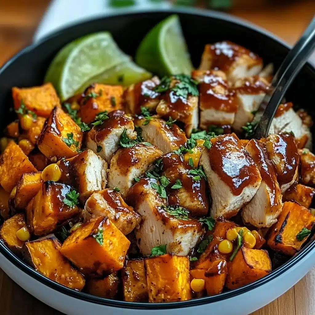 BBQ Chicken Sweet Potato Bowl