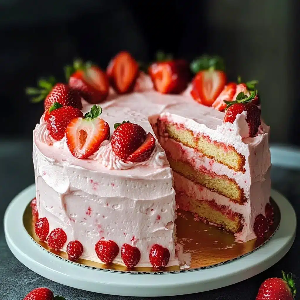 Best Ever Strawberry Cake