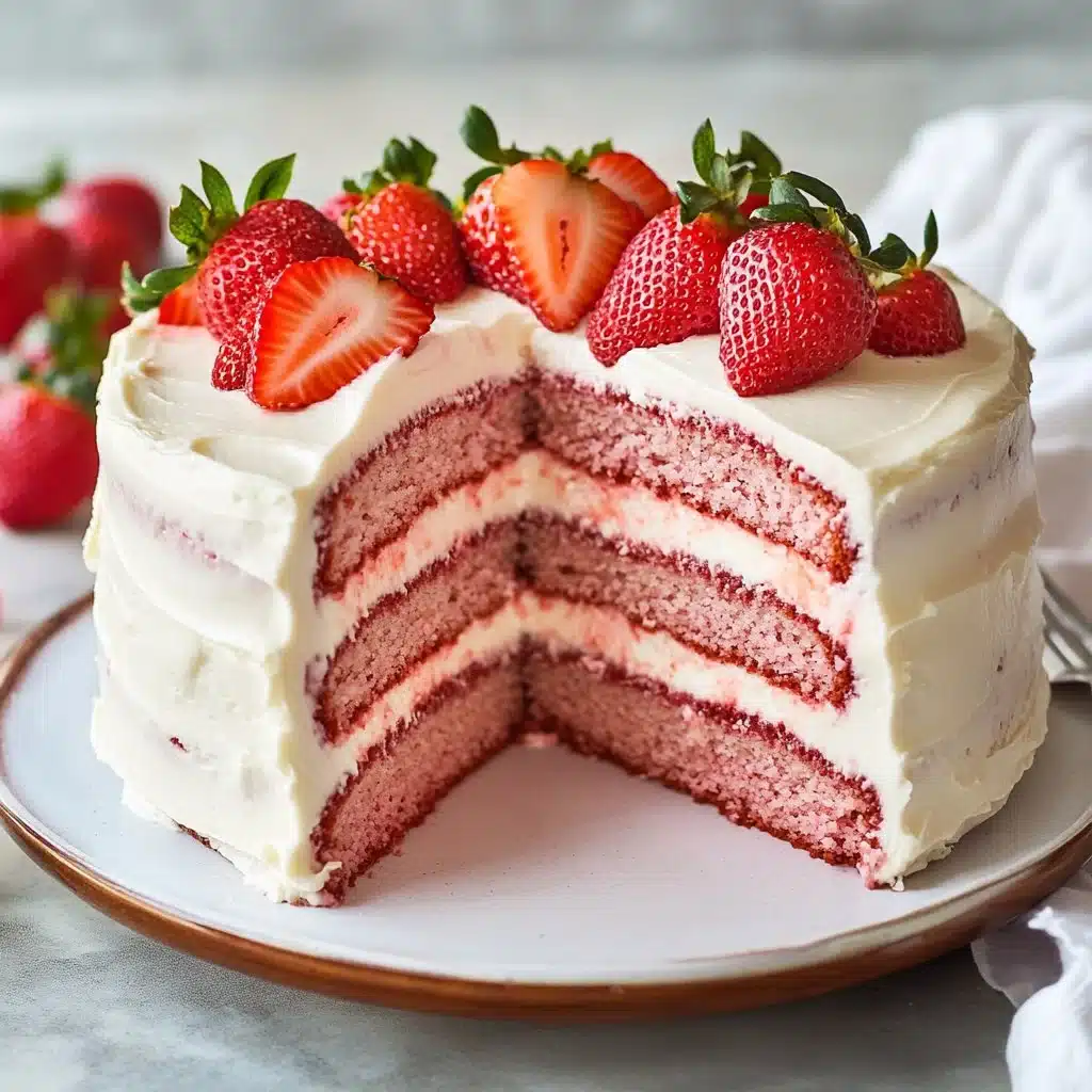 Best Ever Strawberry Cake