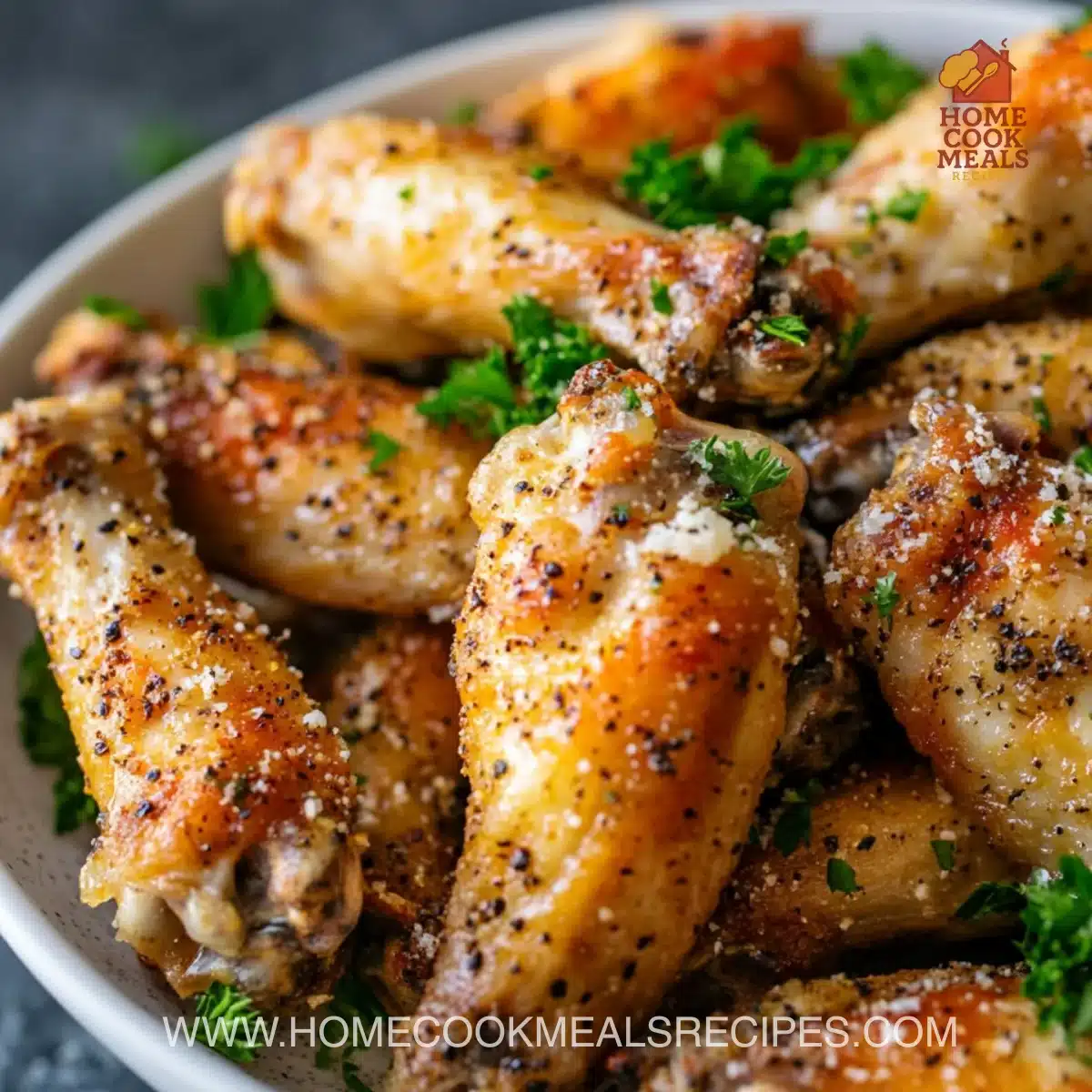 BEST Garlic Parmesan Wings