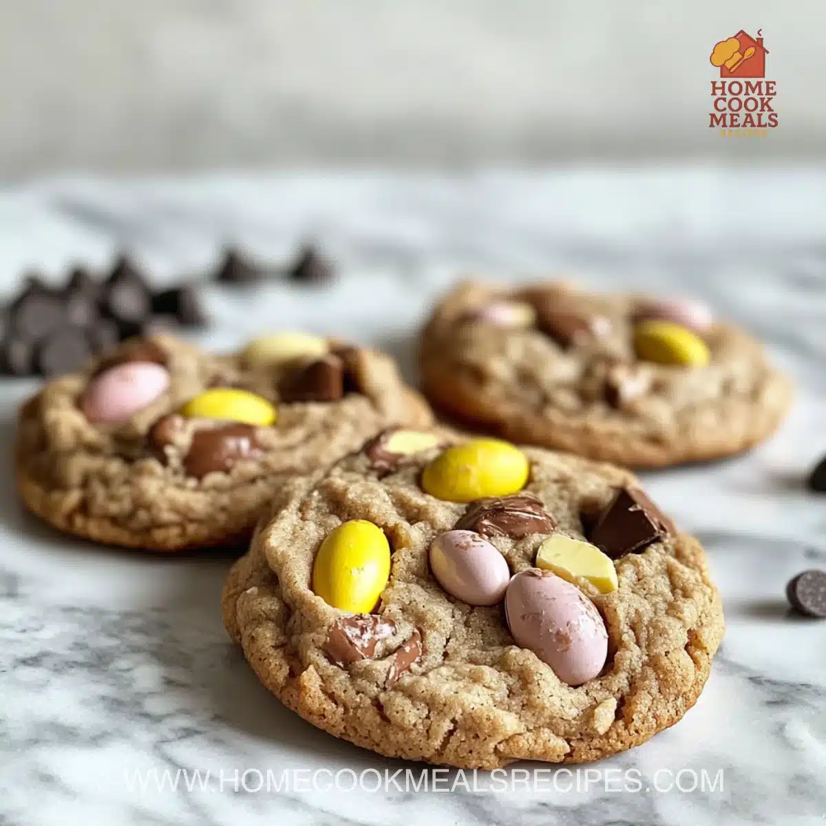 Cadbury Egg Cookies