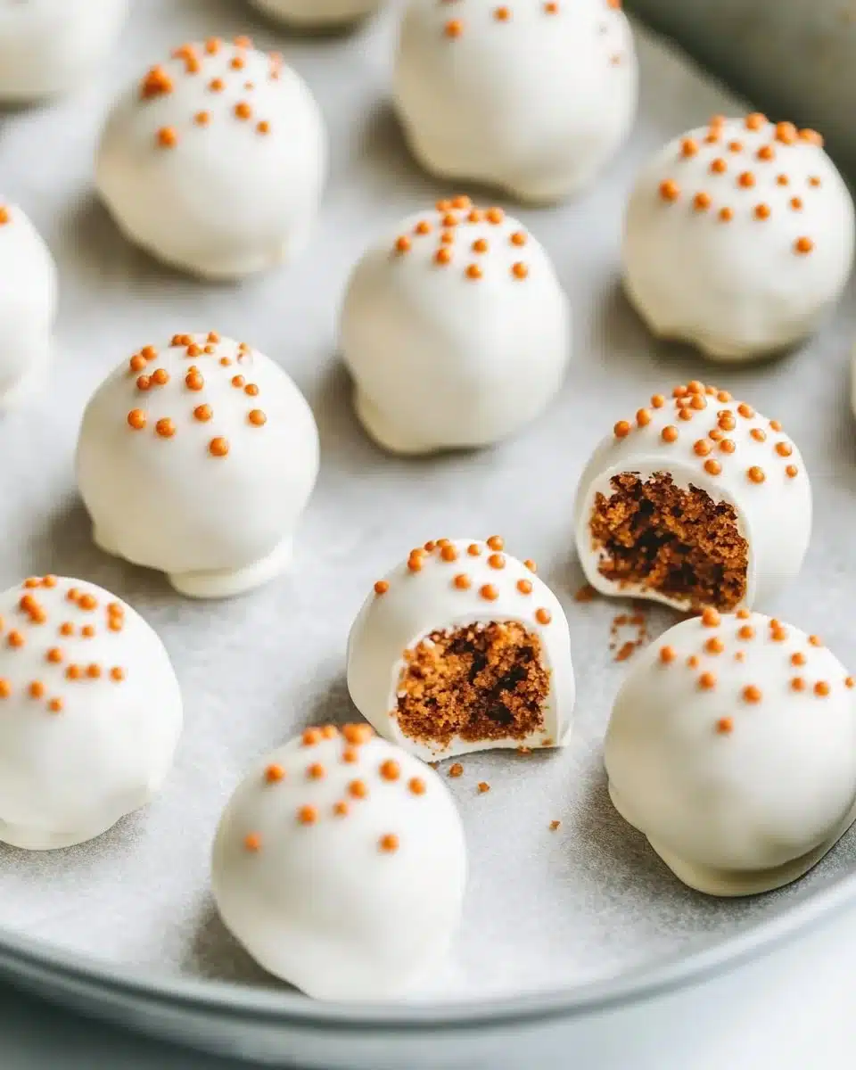 Carrot Cake Truffles