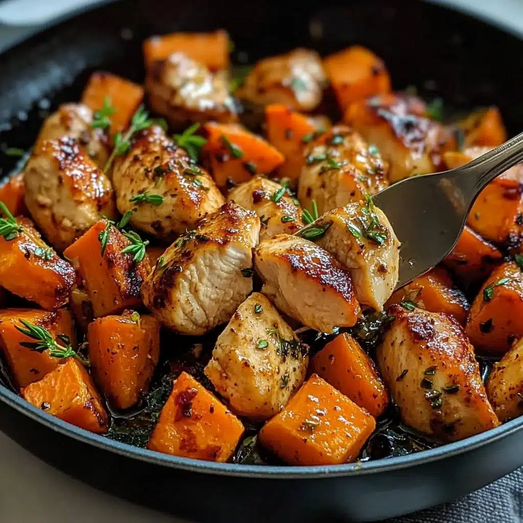 Chicken and Sweet Potato Skillet