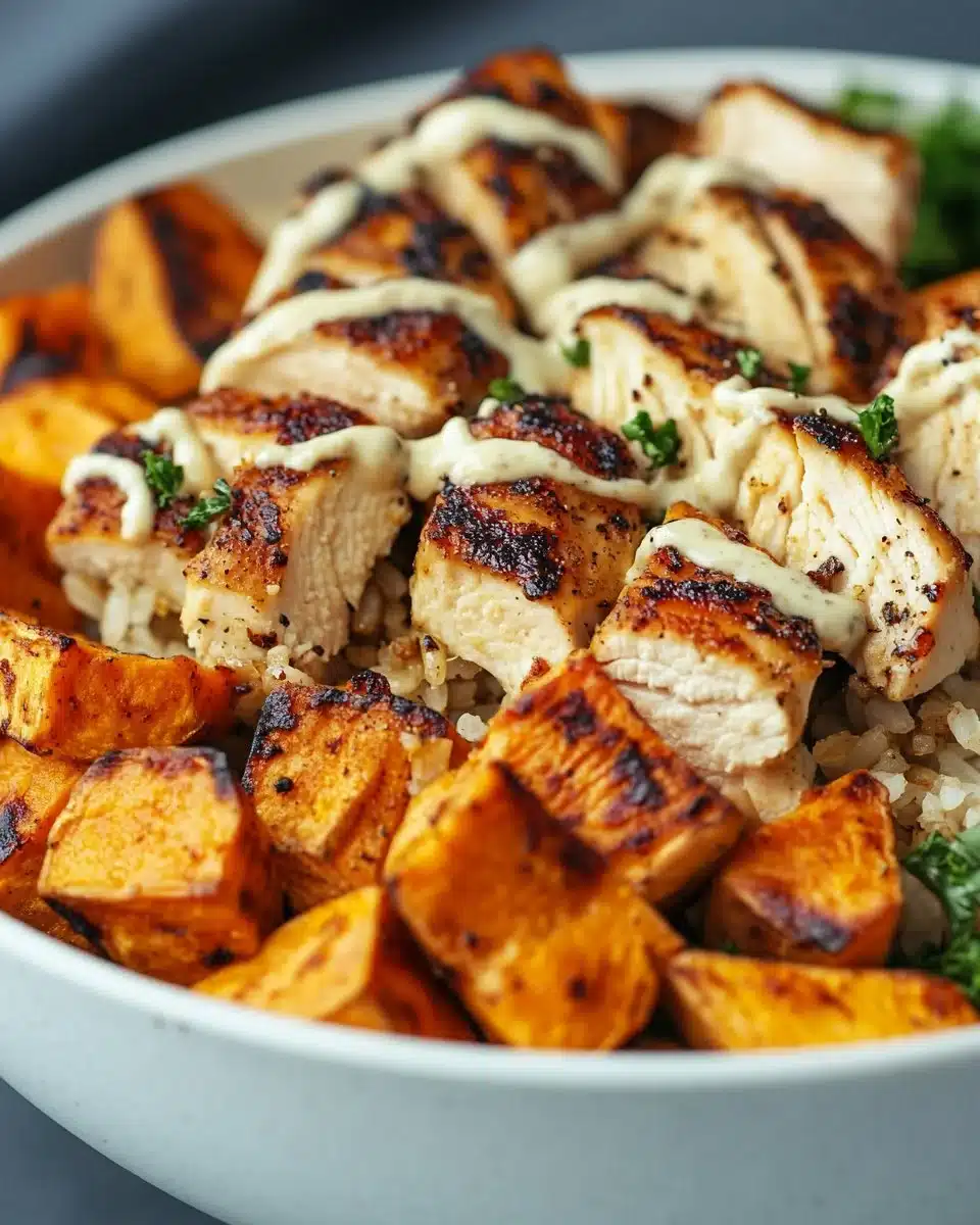 Chicken & Sweet Potato Rice Bowl