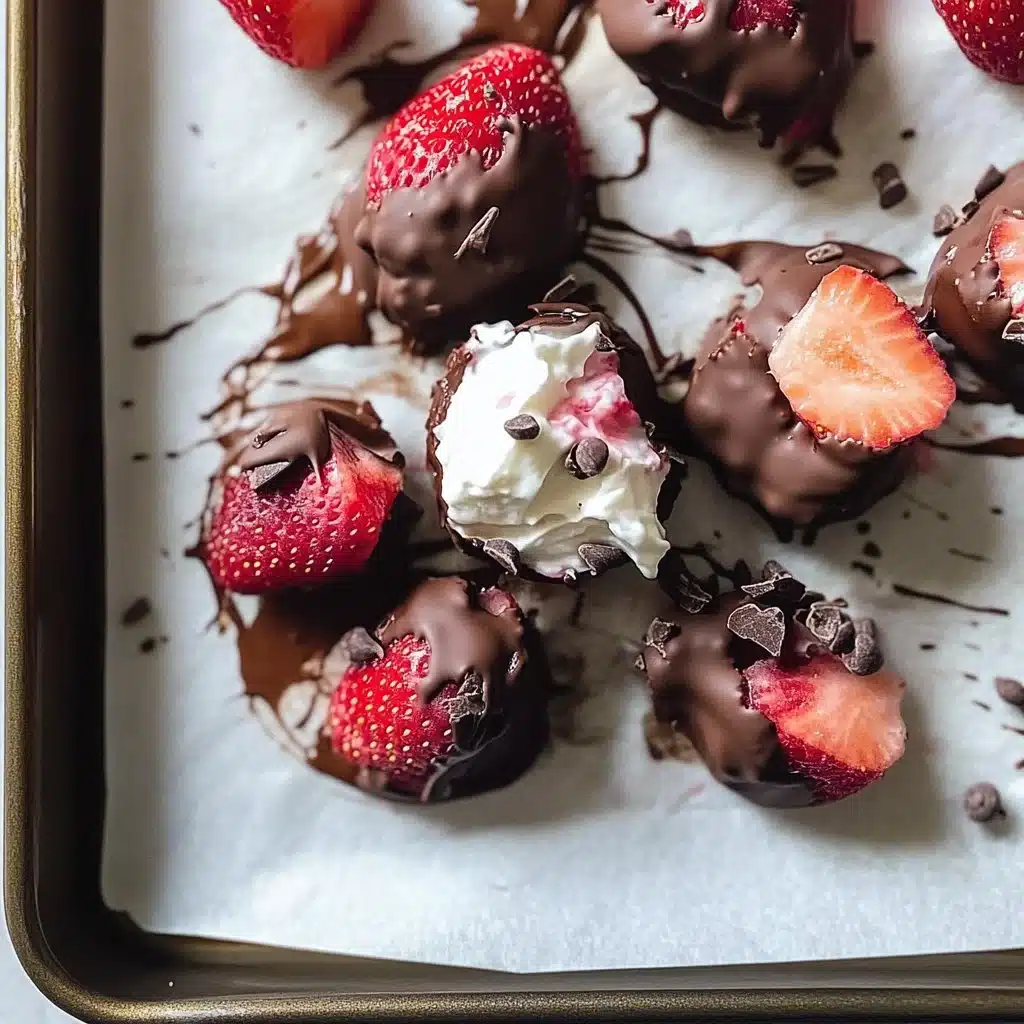 Chocolate Strawberry Yogurt Clusters