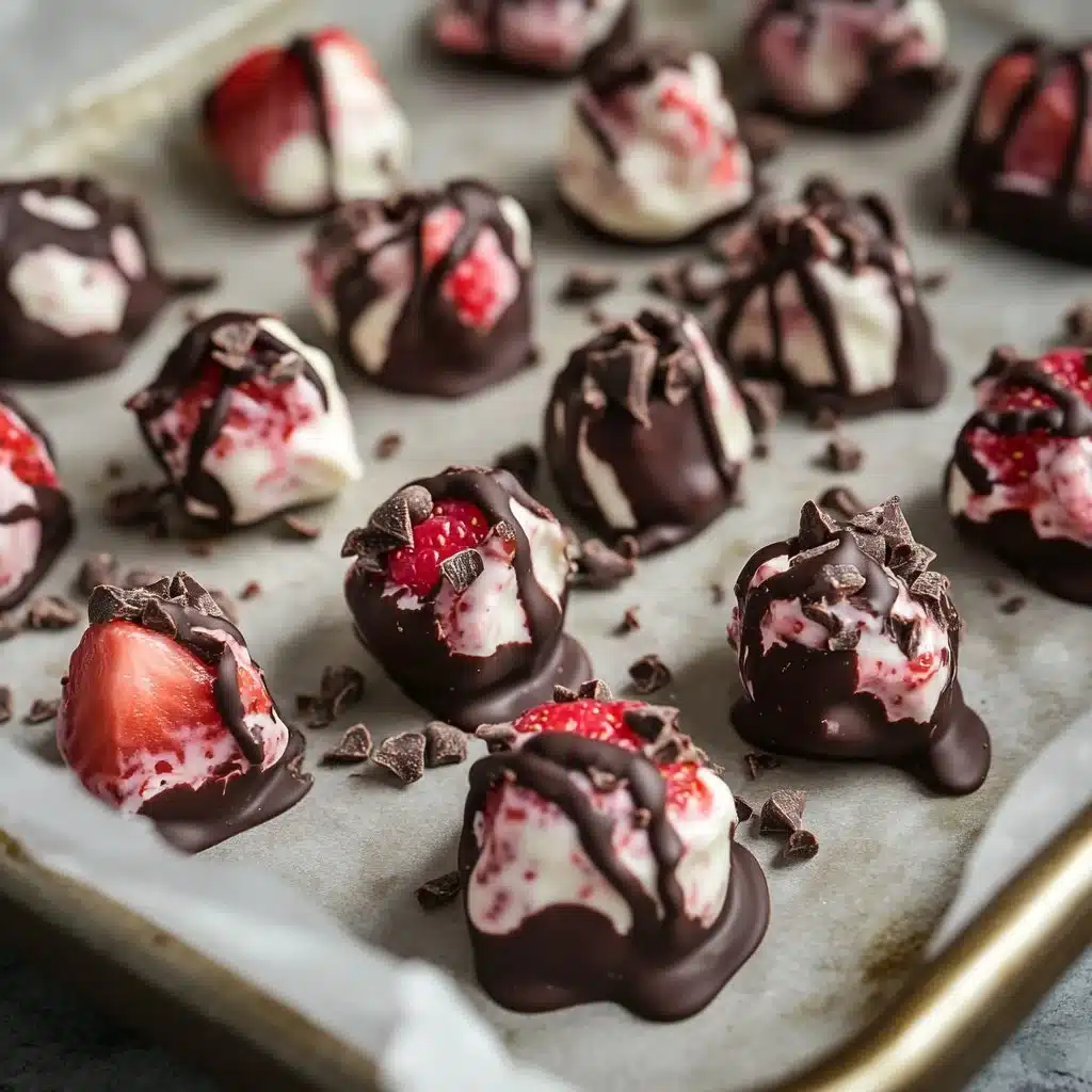 Chocolate Strawberry Yogurt Clusters