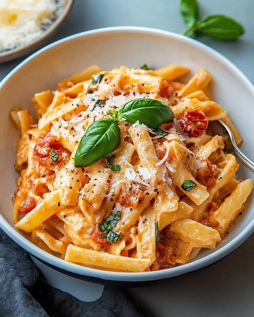 Creamy Tomato Garlic Pasta