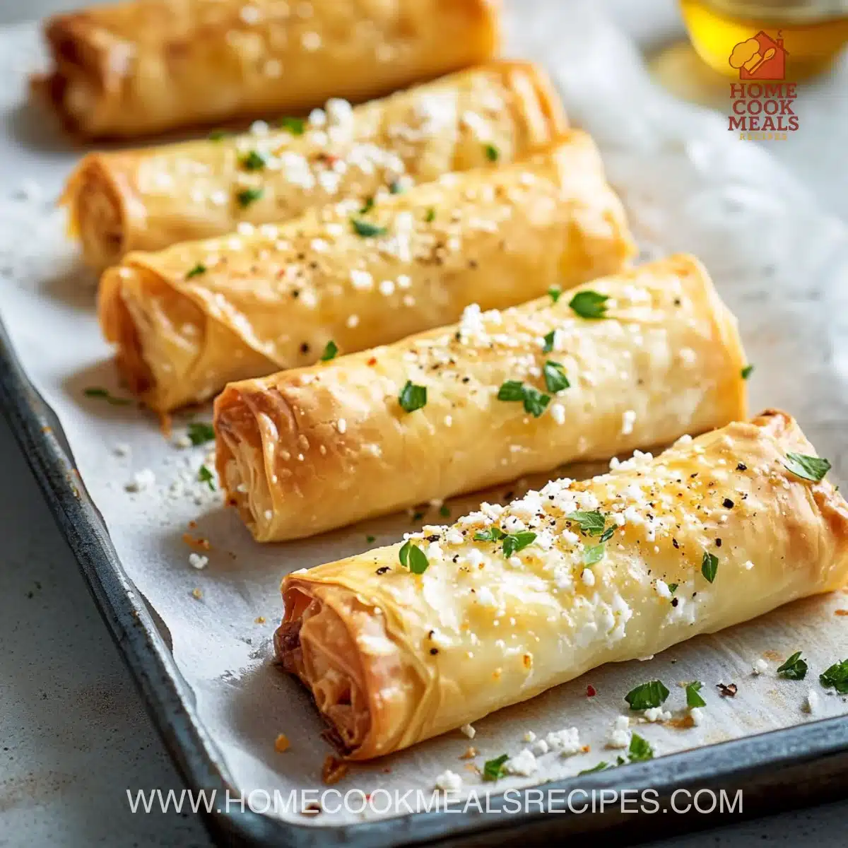 Crispy Feta Rolls 5 Crispy Feta Rolls