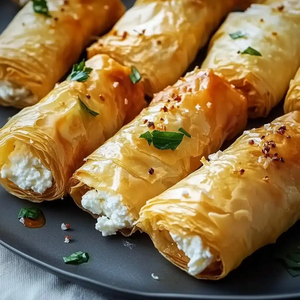 Crispy Feta Rolls 6 Crispy Feta Rolls