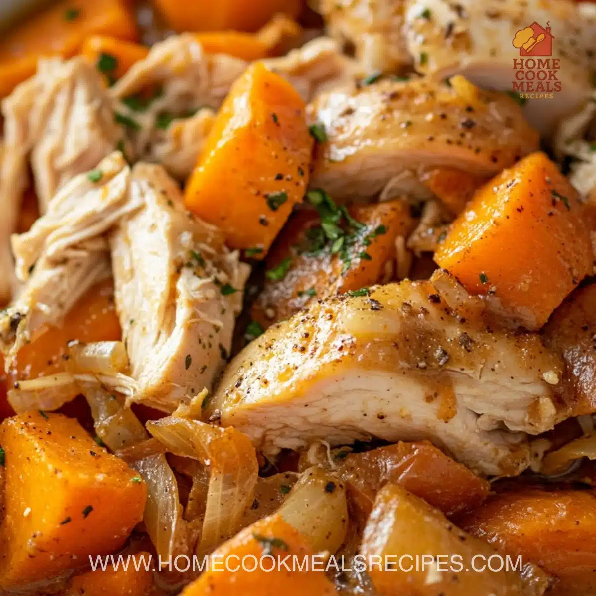 Crockpot Chicken and Sweet Potatoes